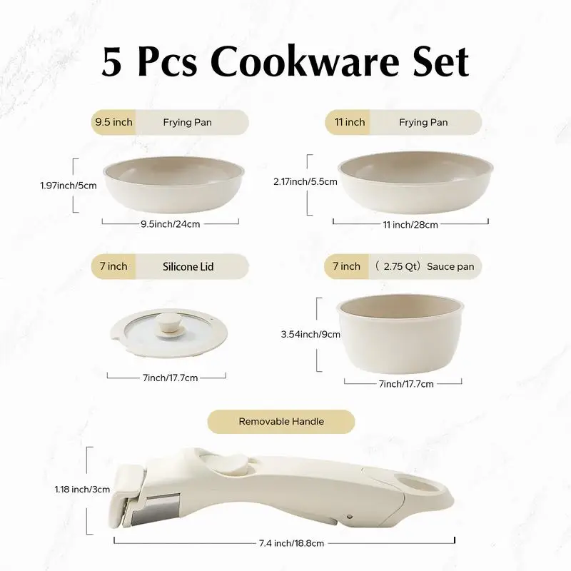 Cookware Set Measurement